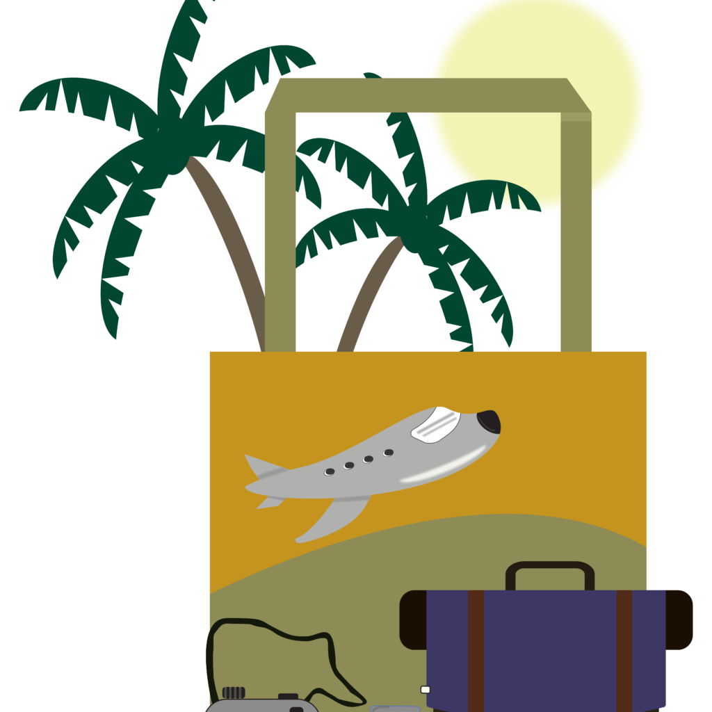 summer vacation illustration