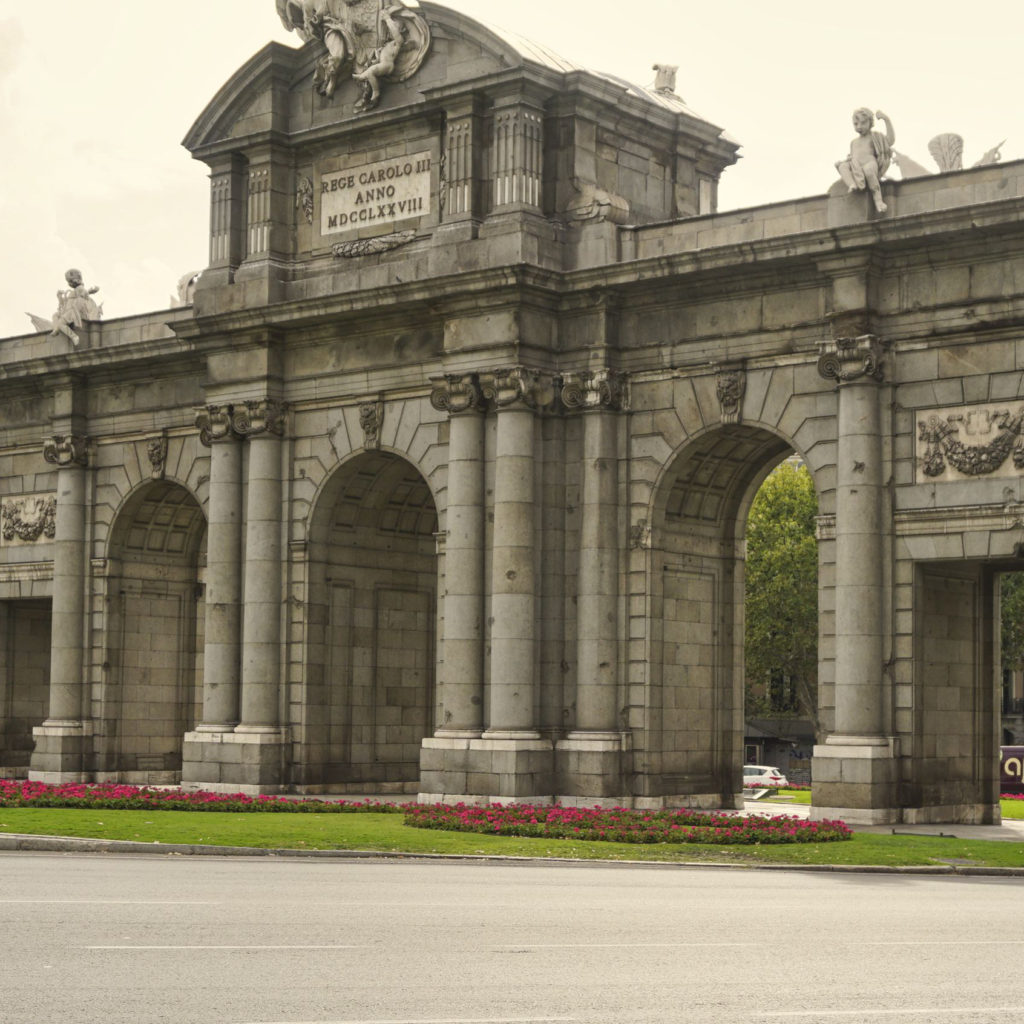 Walking all over Madrid-old town gate