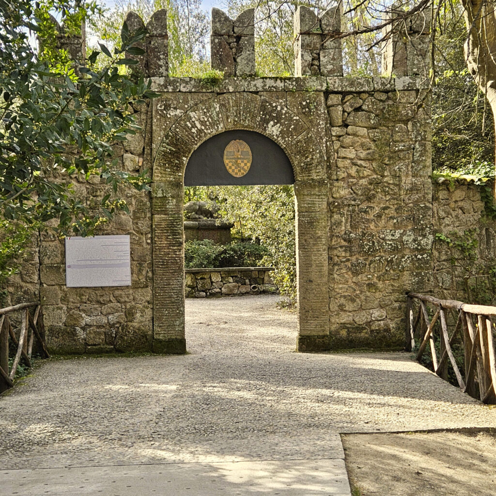 Exit door from the Bomarzo Park