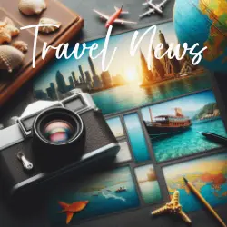 ai photo of travel news with camera