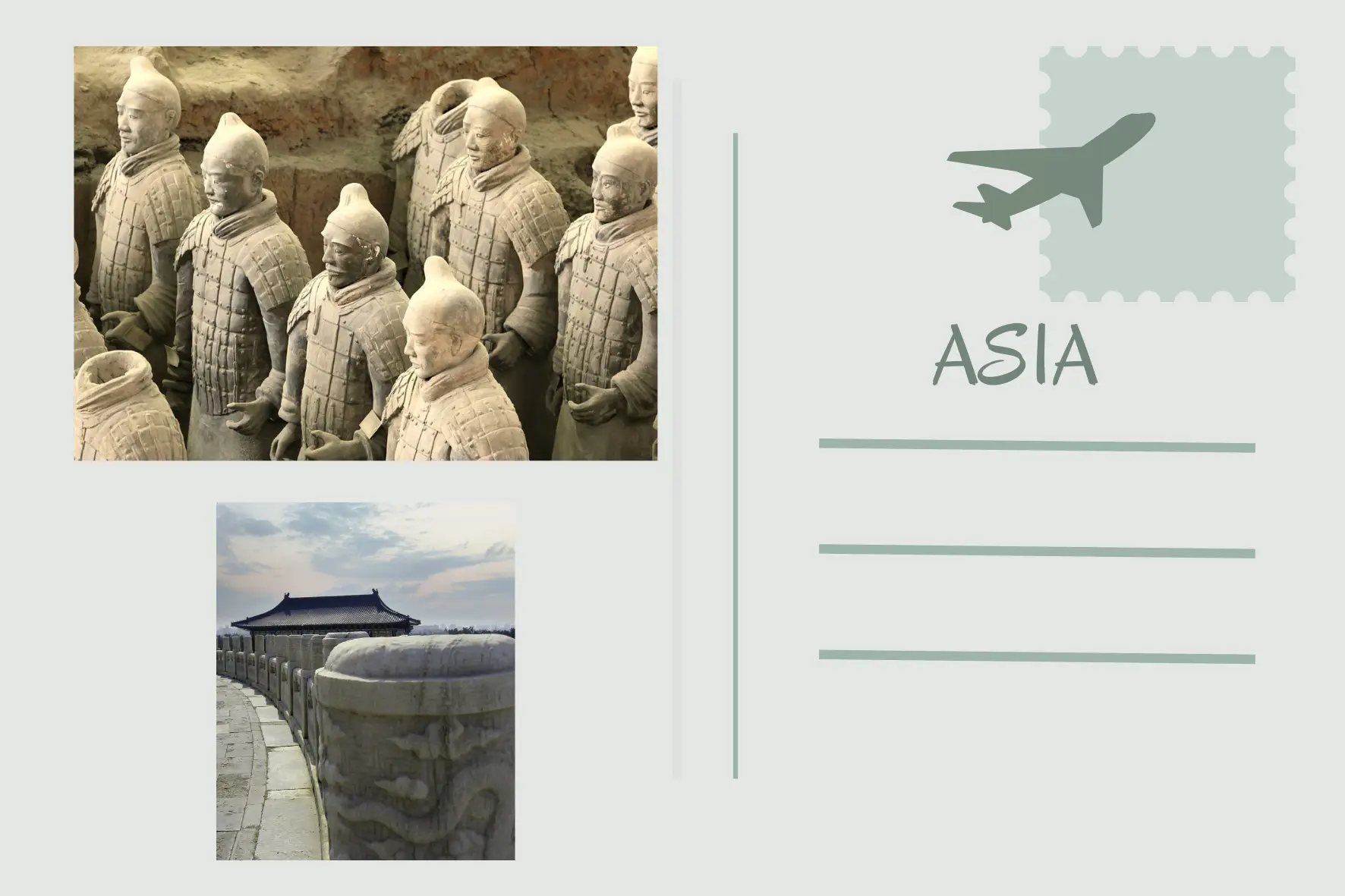 asia postcard