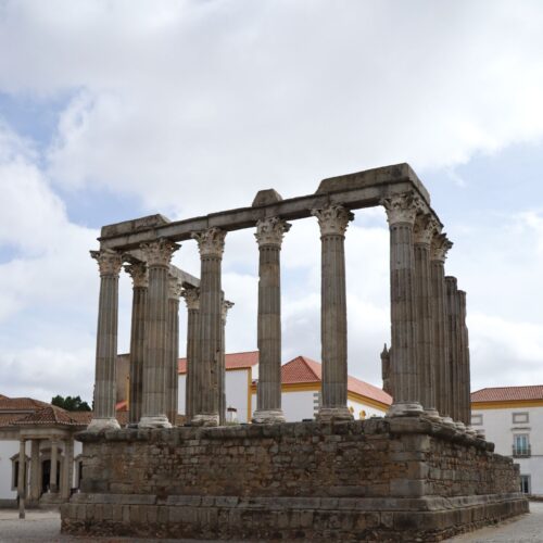 Roman Temple In Evora