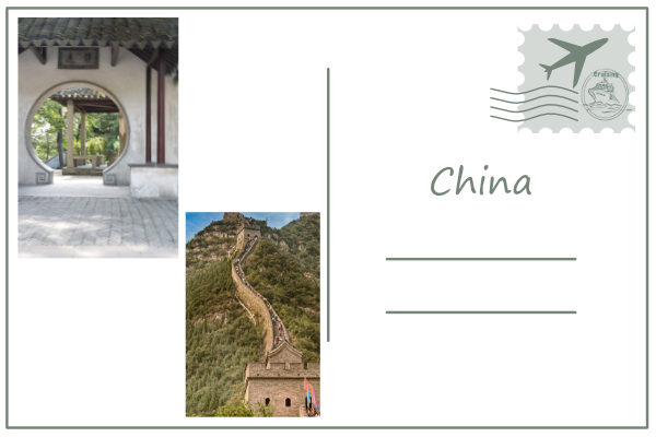 Postcard China
