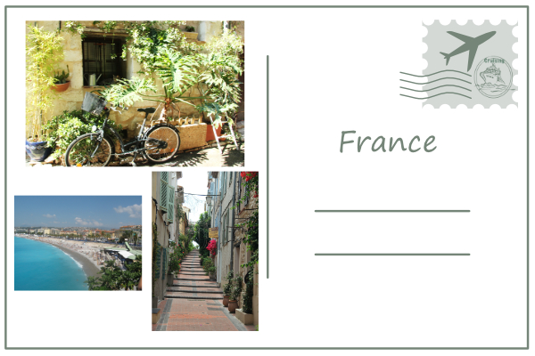 France postcard